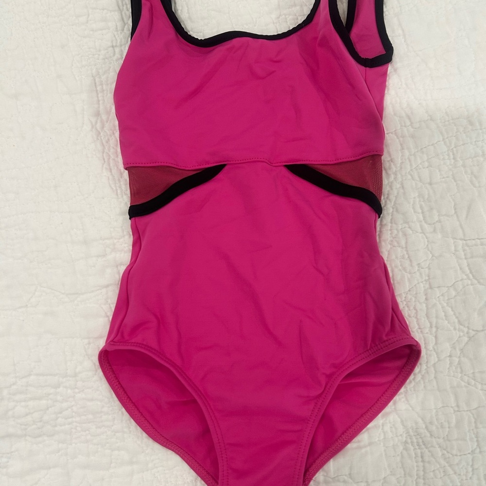 Pink Kids Tiler Peck Collection by So Danca leotard